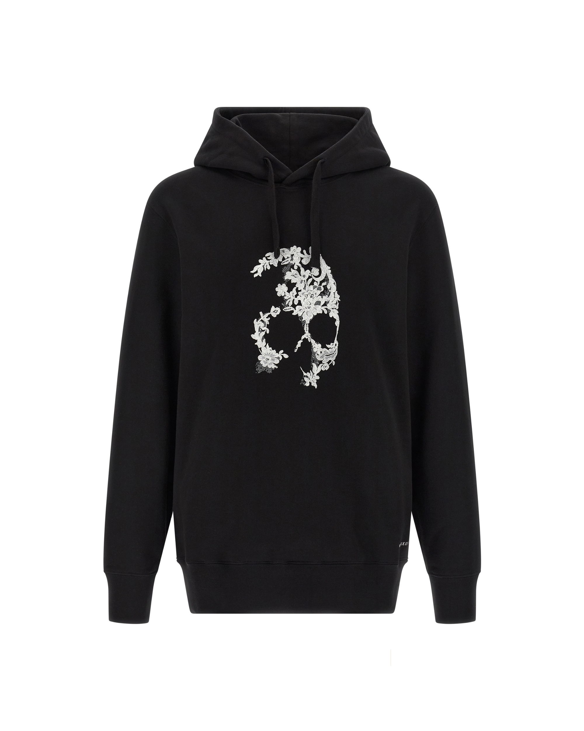 Alexander McQueen – Felpa con Cappuccio Skull Lace Uomo