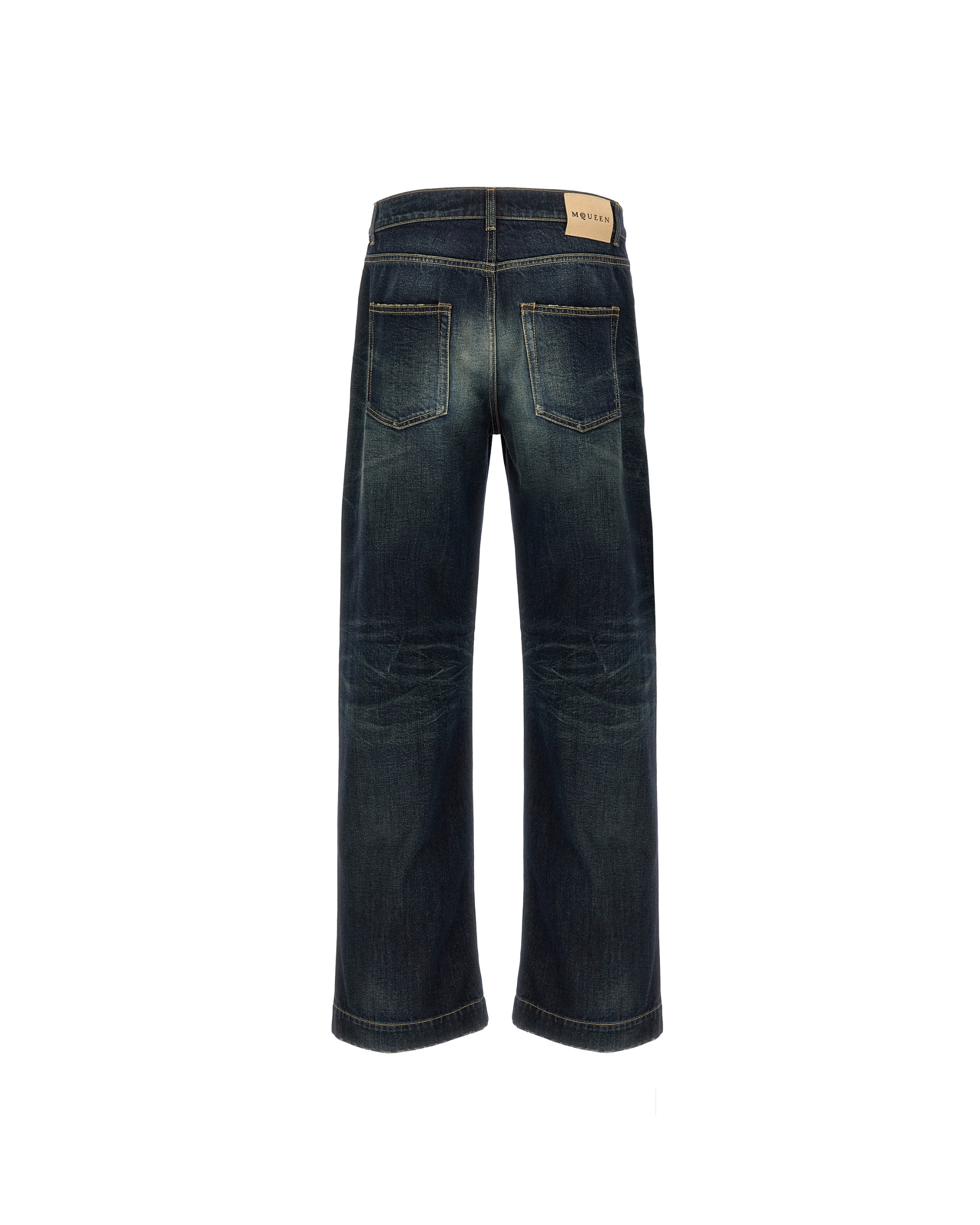 Alexander McQueen – Jeans Denim Stone Washed Uomo
