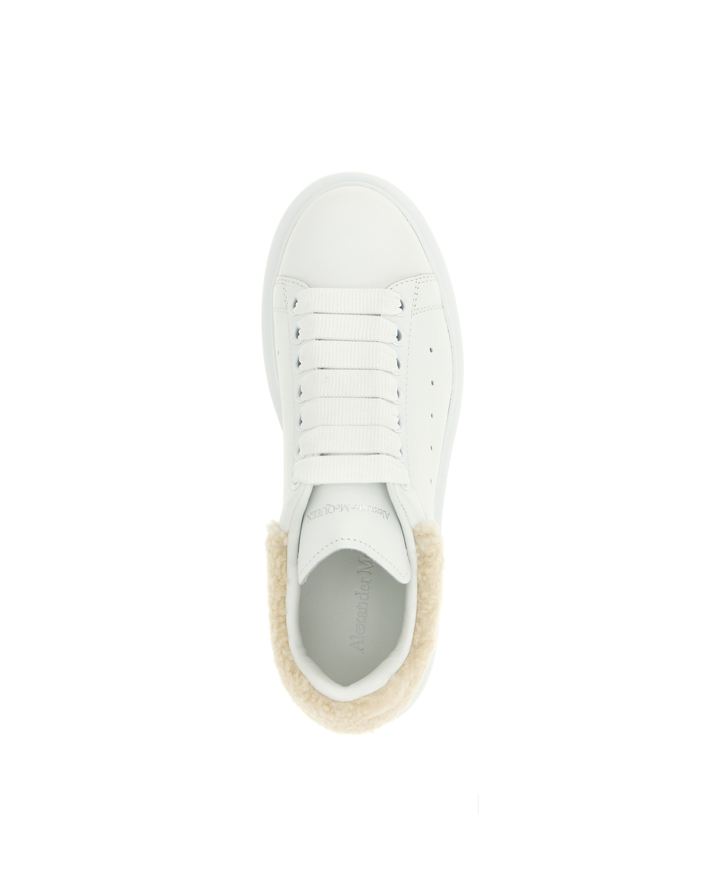 Alexander McQueen – Larry Sneakers in Shearling Beige