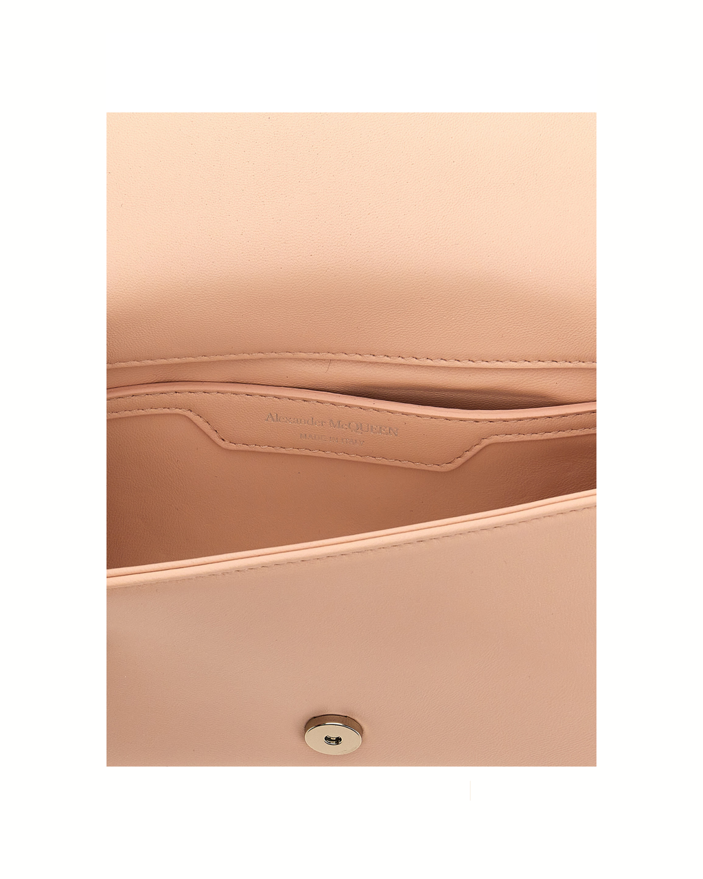 Alexander McQueen – The Mini Seal Crossbody Bag Beige