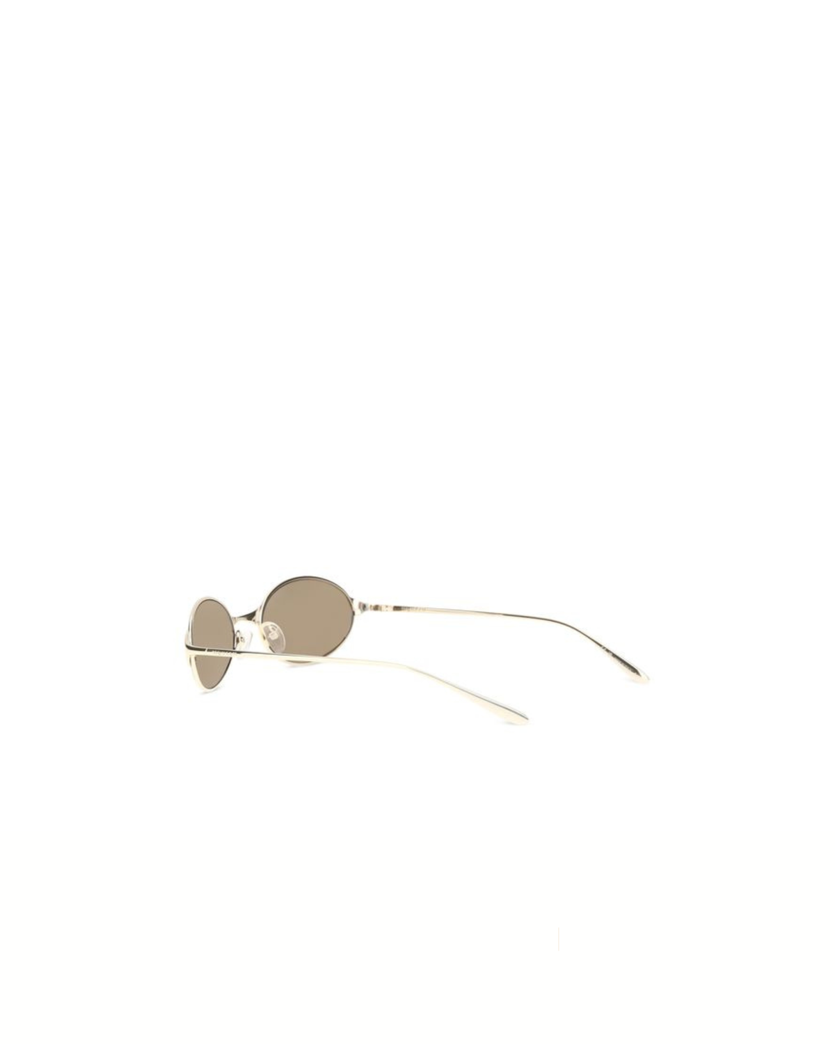 Alexander McQueen Neo Oval Sunglasses Gold