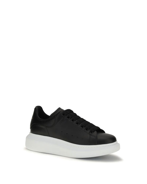 Alexander McQueen – Oversized Leather Sneakers Black & White