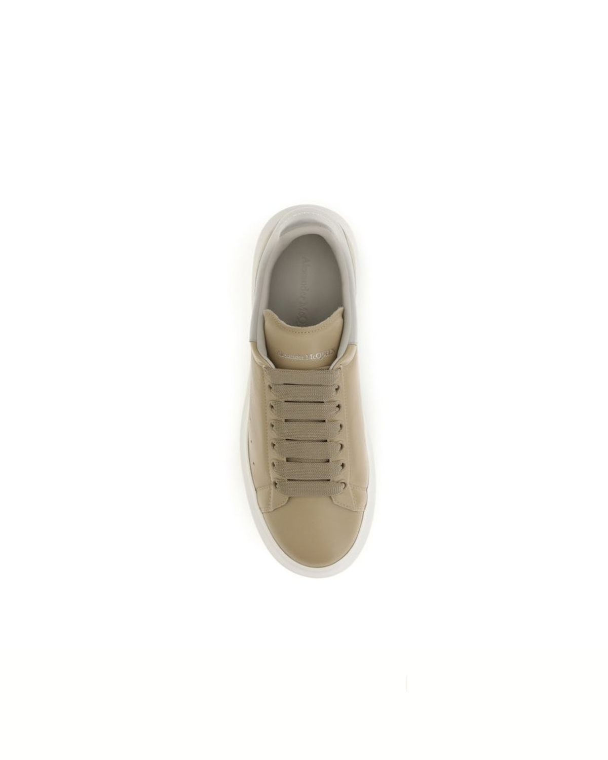 Alexander McQueen - Oversized Sneakers in Pelle Beige