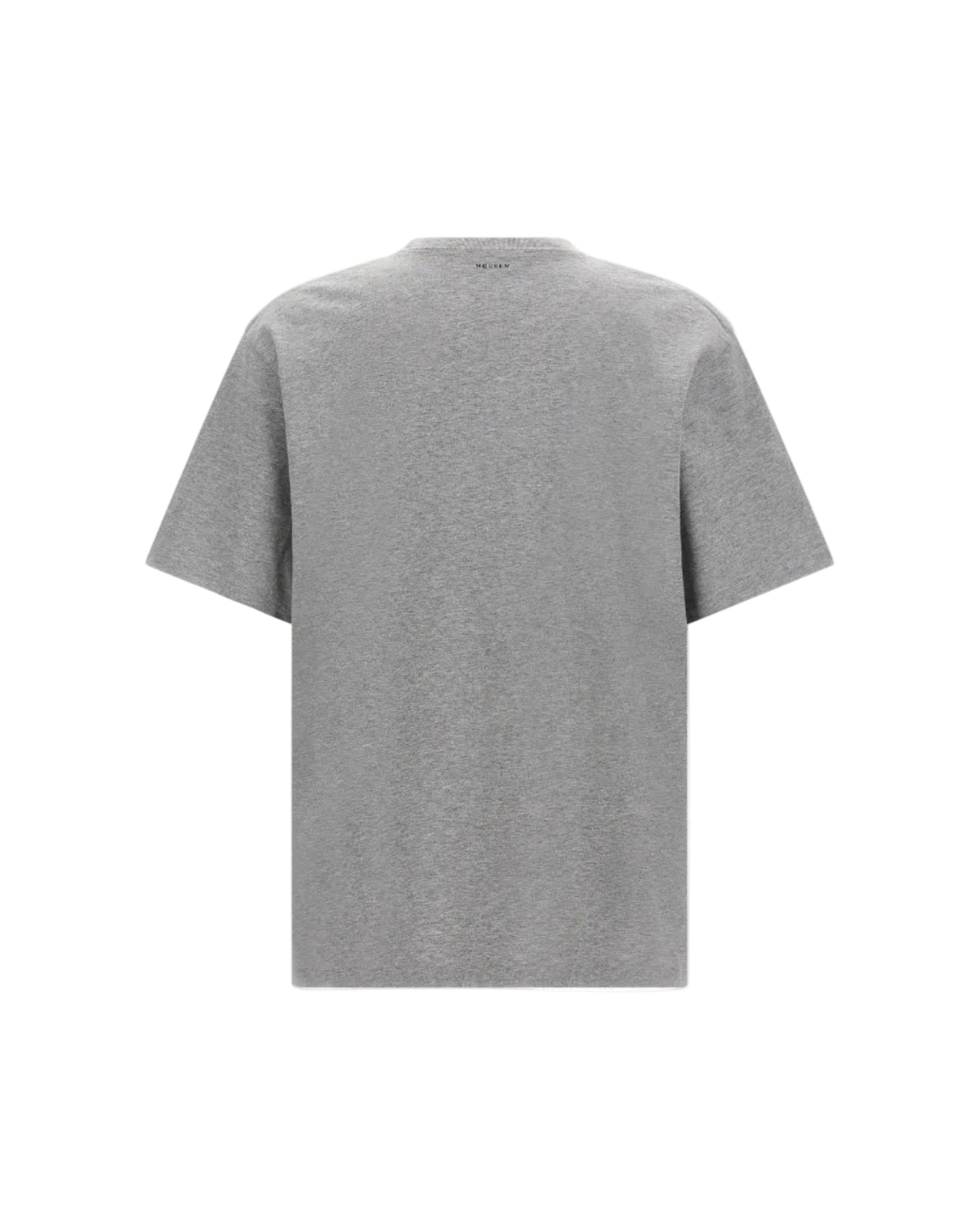 Alexander McQueen – Skull Print Cotton T-Shirt Grey