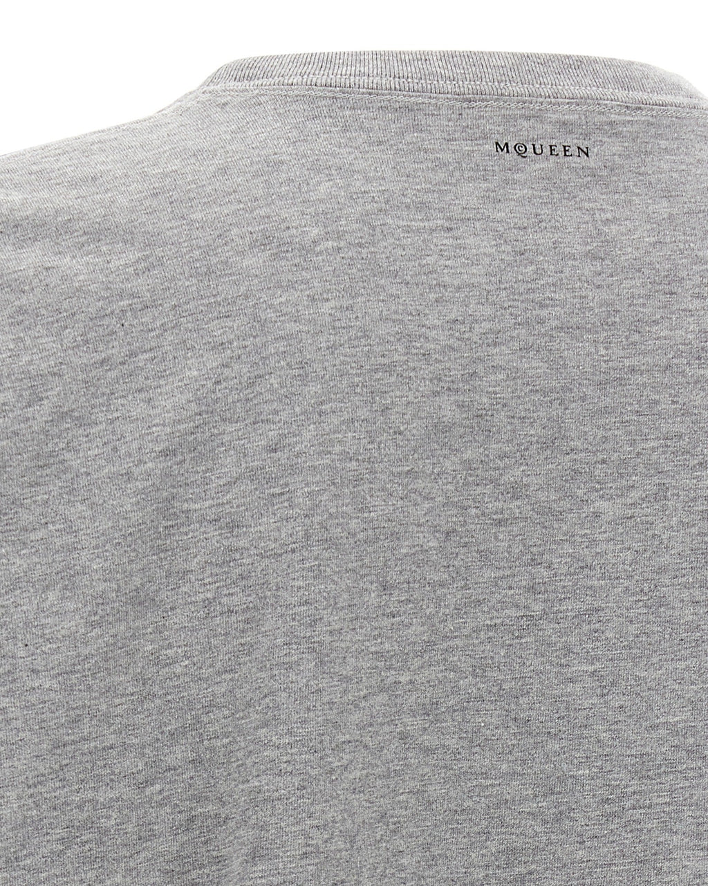 Alexander McQueen – Skull Print Cotton T-Shirt Grey