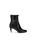 Alexander McQueen – Stivaletti in Pelle con Tacco Curvo