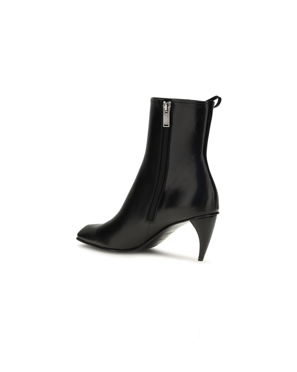 Alexander McQueen – Stivaletti in Pelle con Tacco Curvo