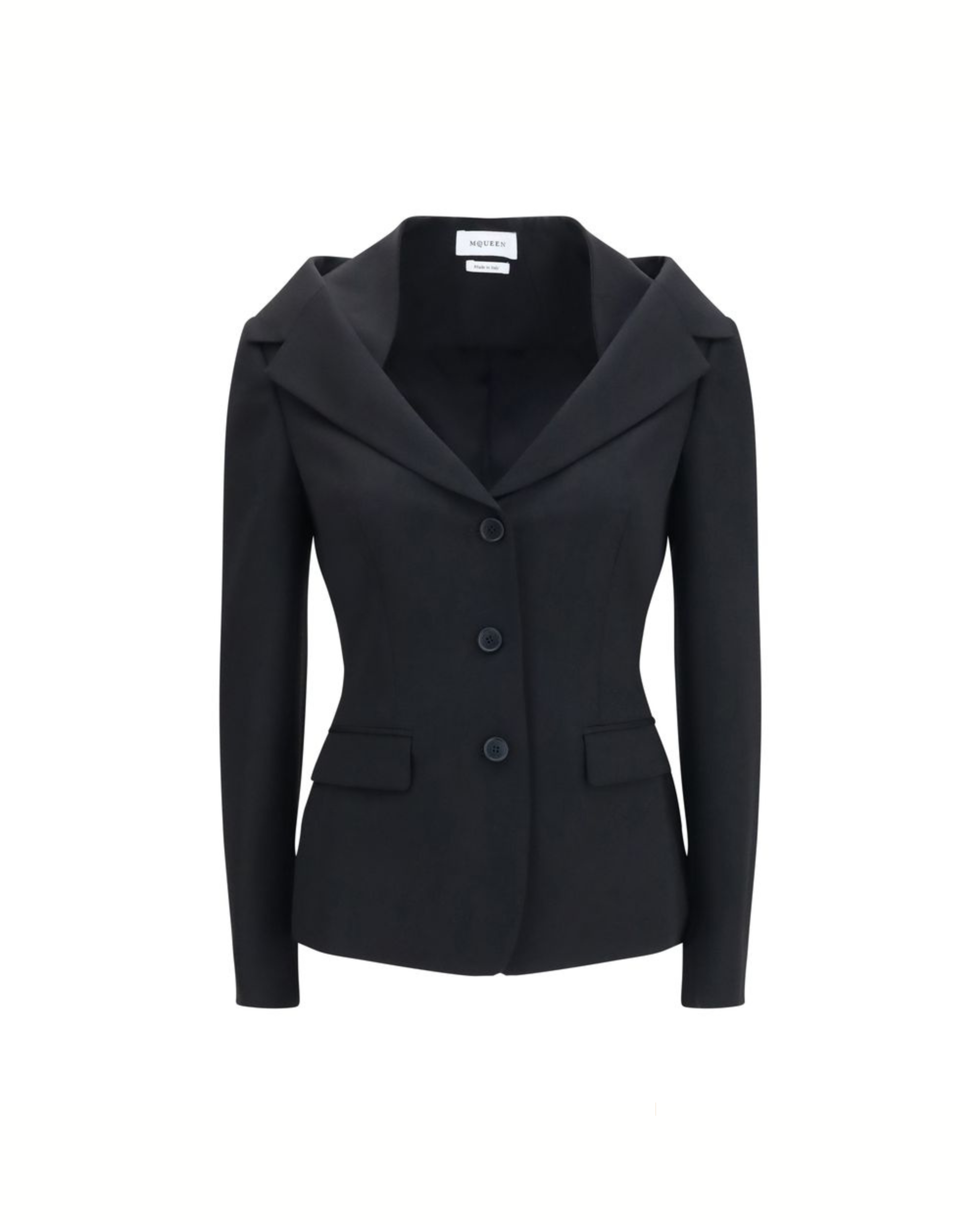 Alexander McQueen Structured Off-Shoulder Jacket
