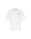 Alexander McQueen T-Shirt Oversize Bianca con Logo McQueen