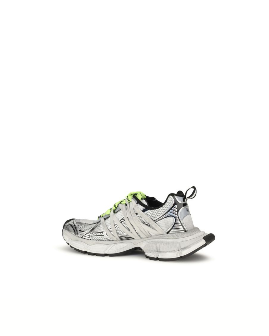 Balenciaga 3XL Interlace Sneakers Bianco, Blu e Verde Fluo