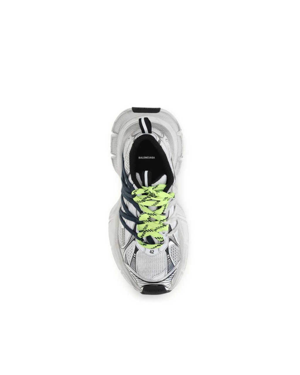 Balenciaga 3XL Interlace Sneakers Bianco, Blu e Verde Fluo