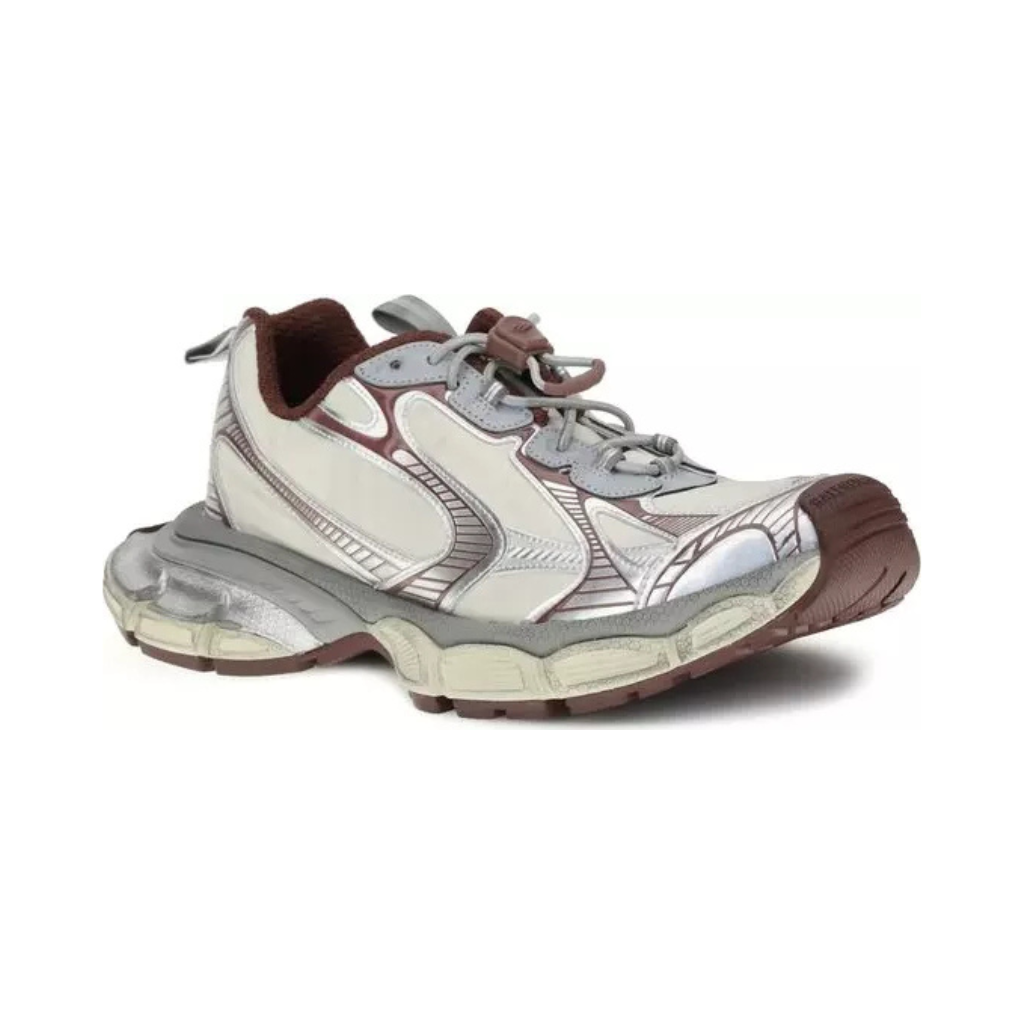 Balenciaga - 3XL Sneaker - Metallic-Silver - Burgundy - Man