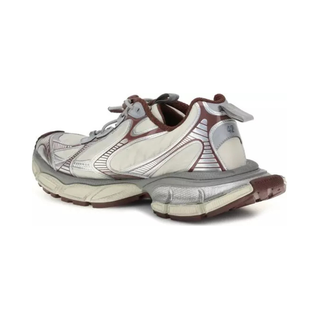 Balenciaga - 3XL Sneaker - Metallic-Silver - Burgundy - Man