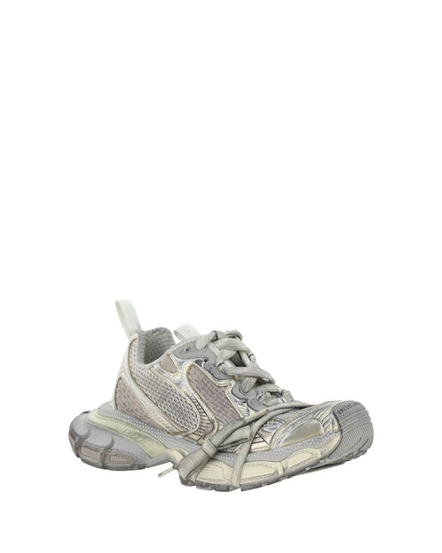Balenciaga – 3XL Sneakers Donna Silver Ice con Effetto Distressed – Collezione SS26