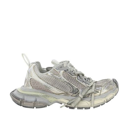 Balenciaga – 3XL Sneakers Donna Silver Ice con Effetto Distressed – Collezione SS26