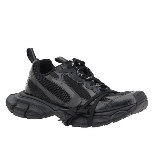 Balenciaga – 3XL Sneakers Total Black Man in Mesh Tecnico – Collezione SS26