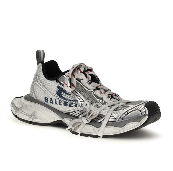 Balenciaga – 3XL Split Logo Sneakers White & Grey