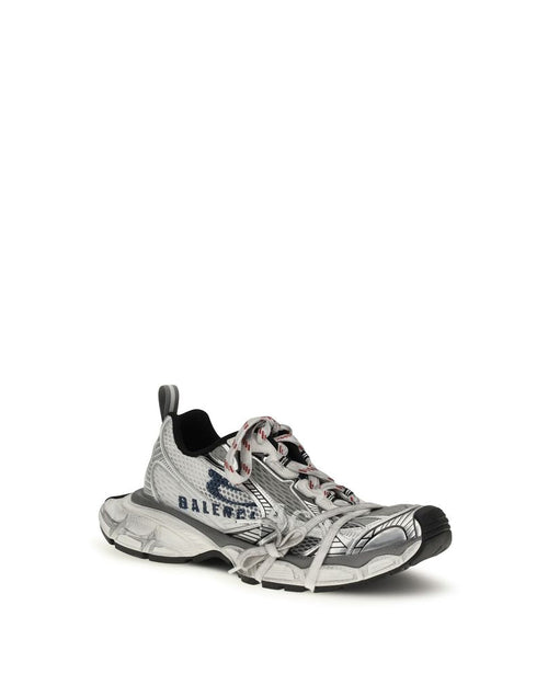 Balenciaga – 3XL Split Logo Sneakers White & Grey