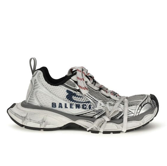 Balenciaga – 3XL Split Logo Sneakers White & Grey