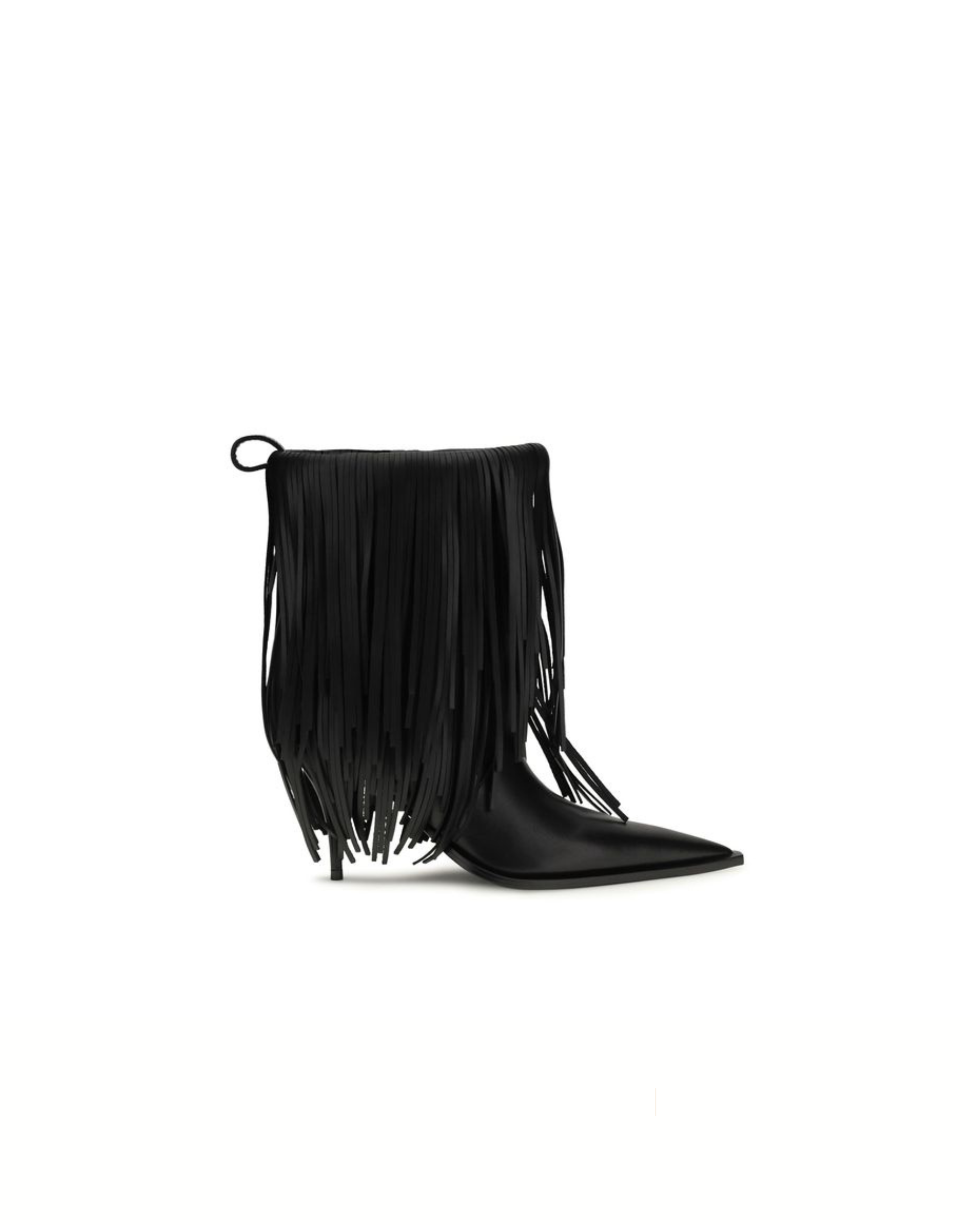 Balenciaga Avenue Fringe Ankle Boots