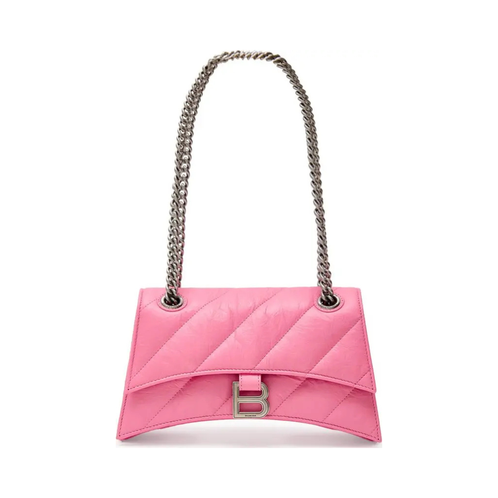 Balenciaga - B Chain Shoulder Bag Leather Pink
