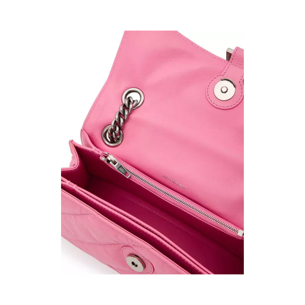 Balenciaga - B Chain Shoulder Bag Leather Pink