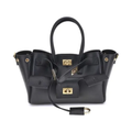 Balenciaga - Black Calf Leather Bos Taurus Handbag