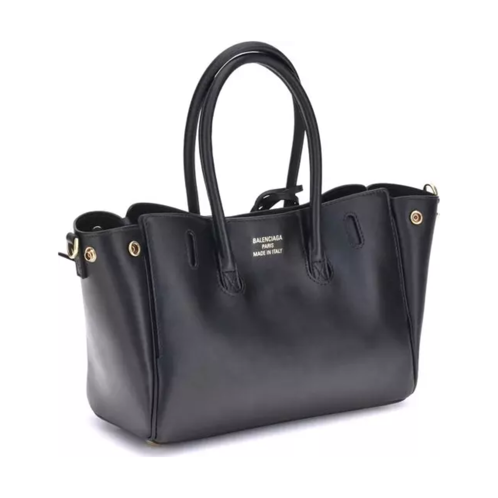 Balenciaga - Black Calf Leather Bos Taurus Handbag