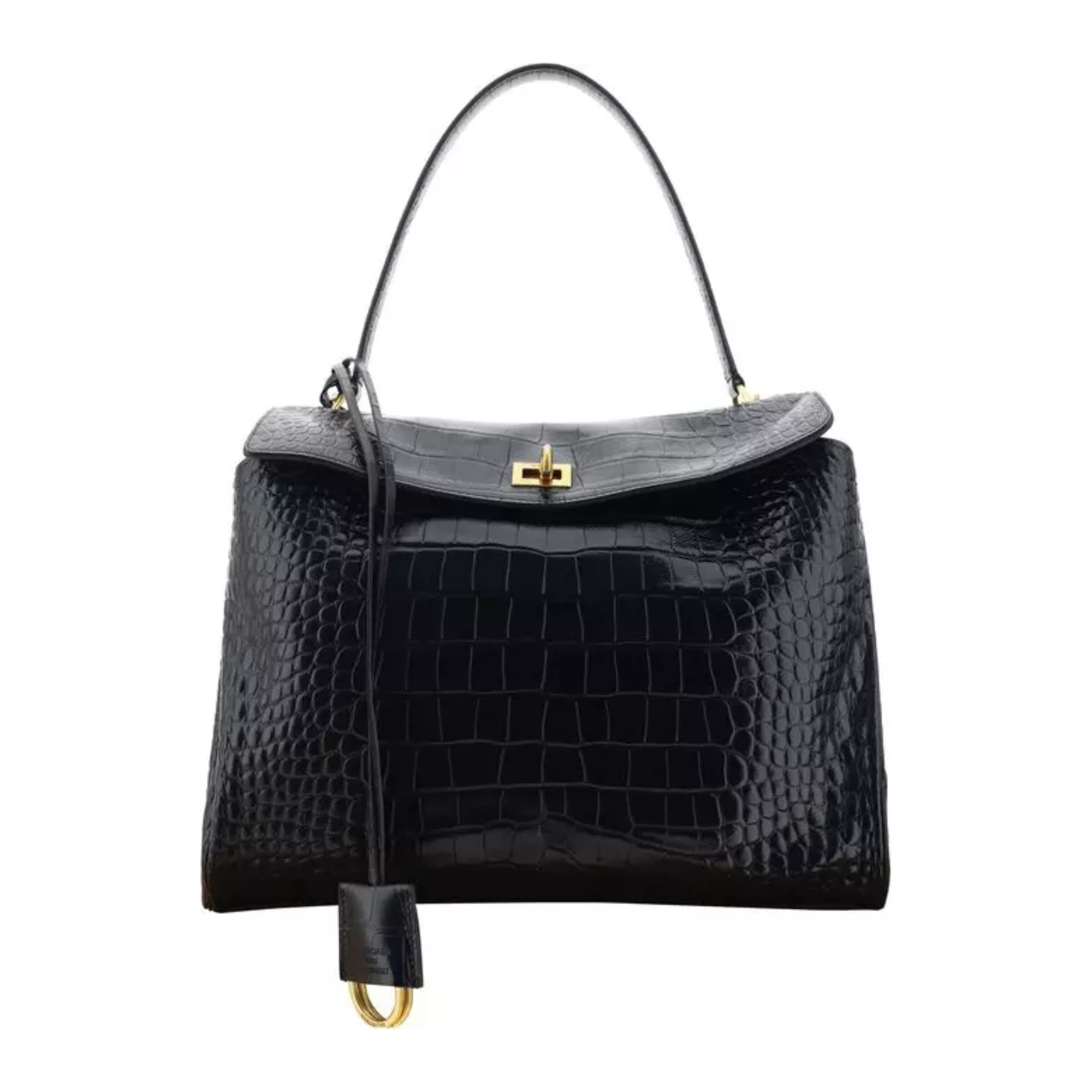 Balenciaga - Black Calf Leather Bos Taurus Handbag