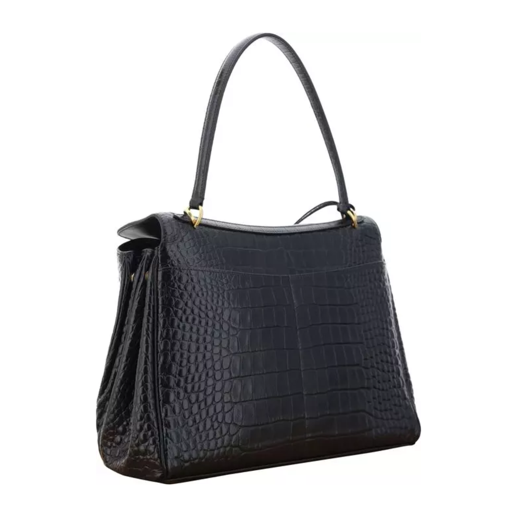 Balenciaga - Black Calf Leather Bos Taurus Handbag