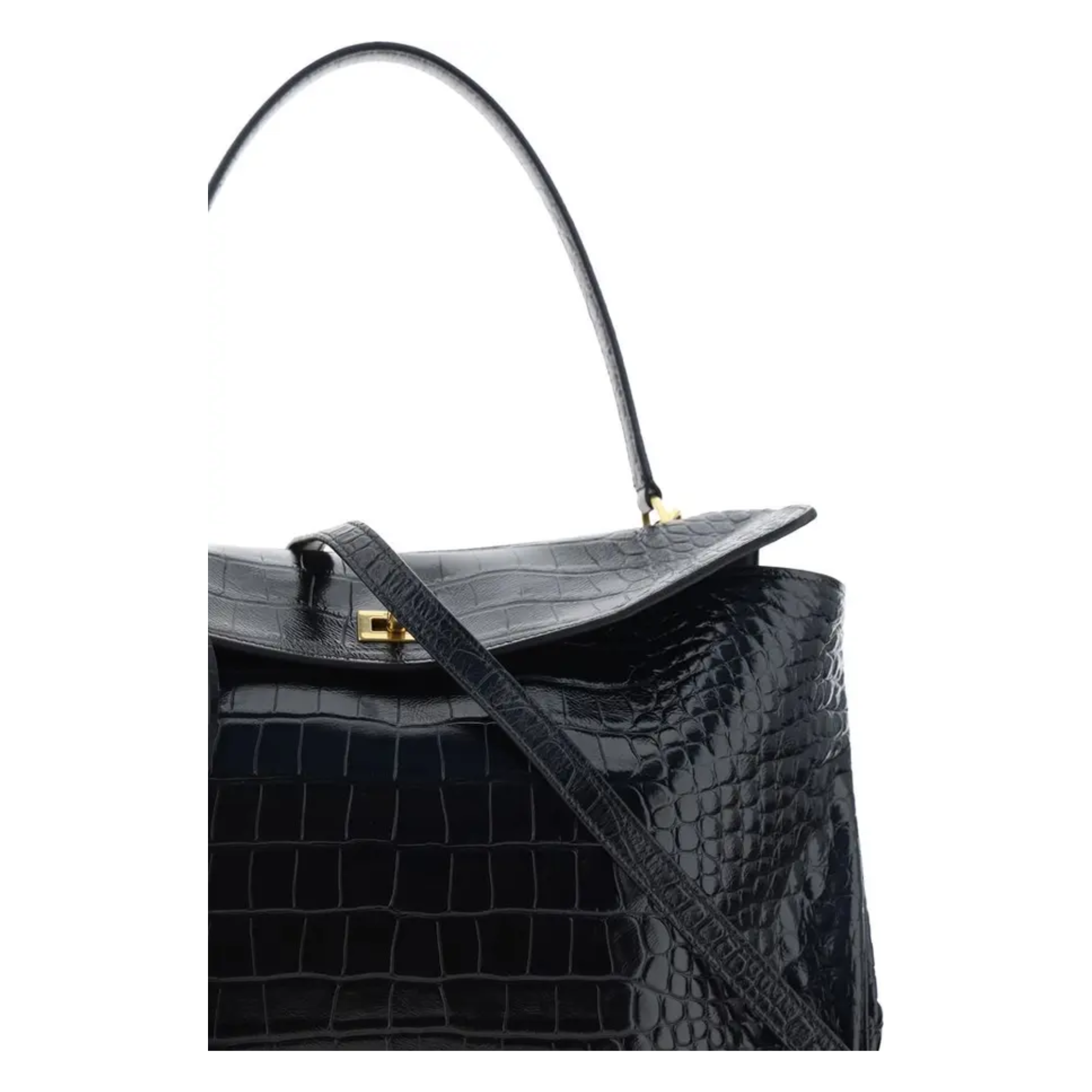 Balenciaga - Black Calf Leather Bos Taurus Handbag