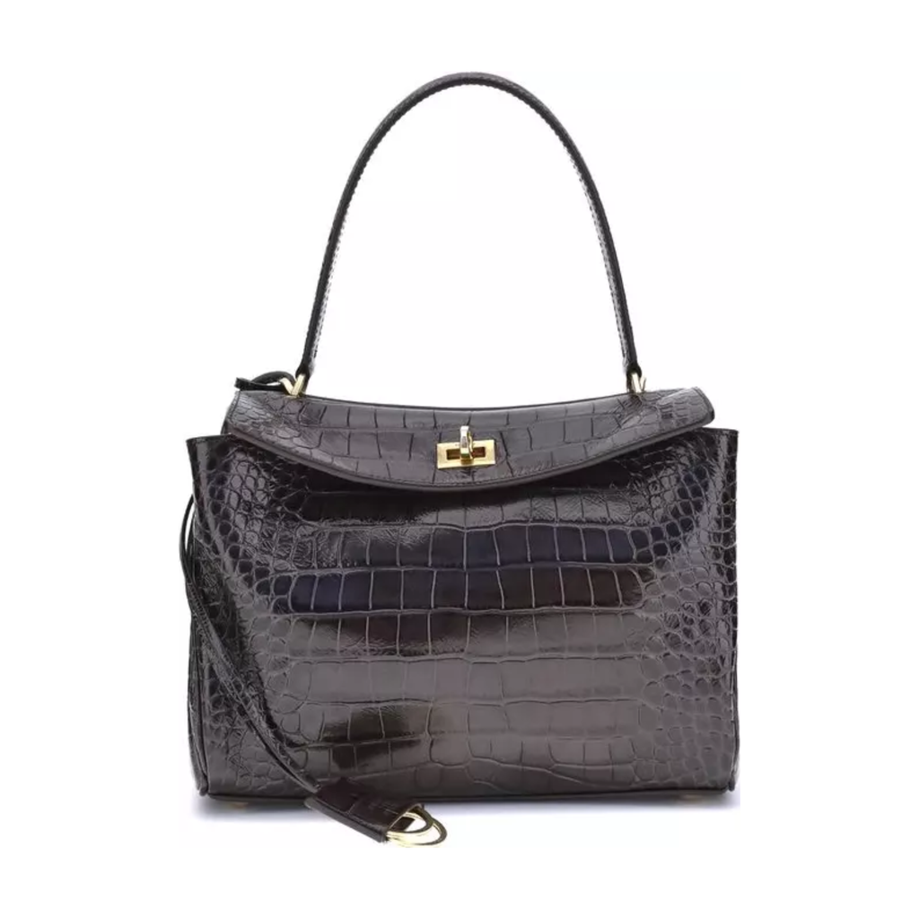 Balenciaga - Black Calf Leather Bos Taurus Shoulder Bag