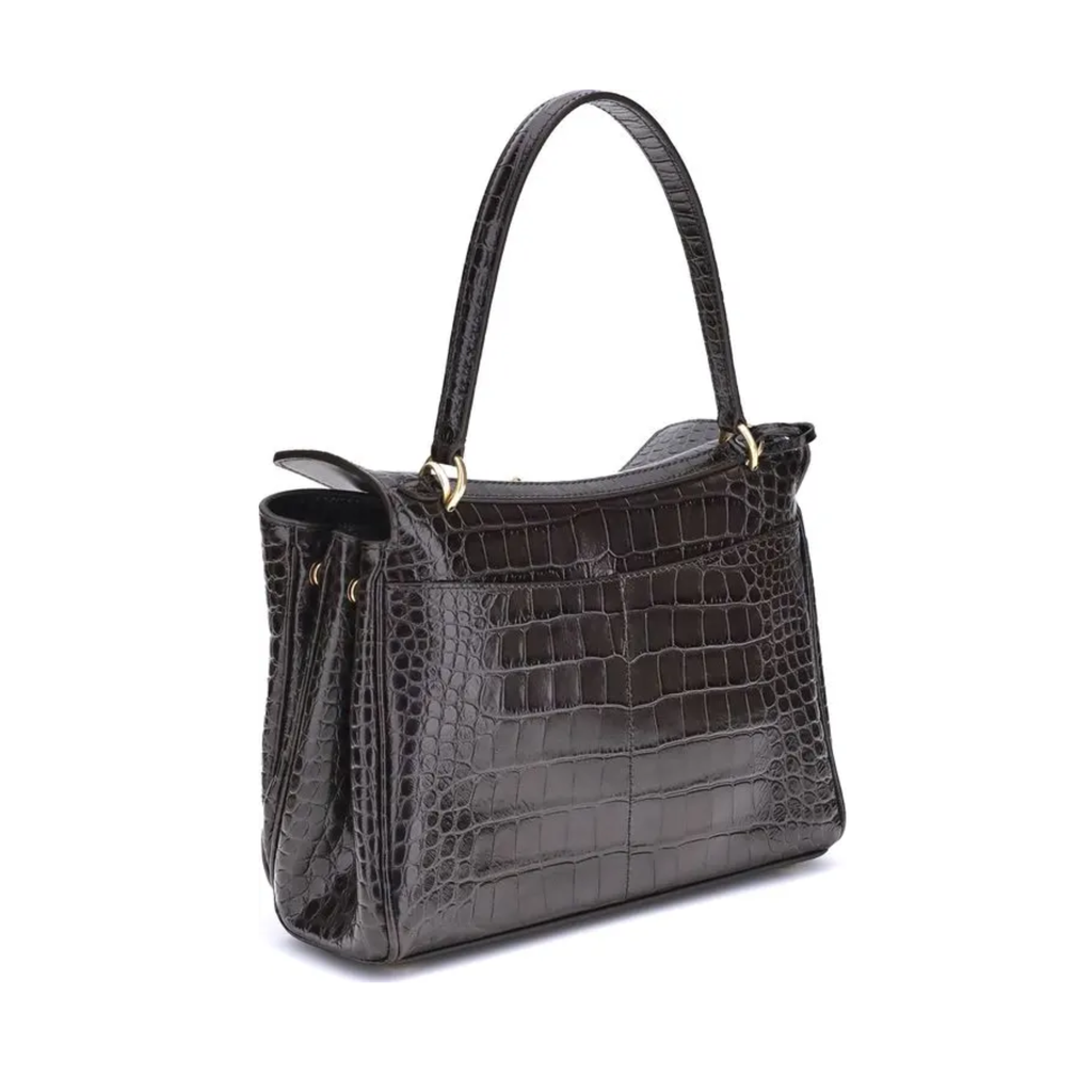 Balenciaga - Black Calf Leather Bos Taurus Shoulder Bag