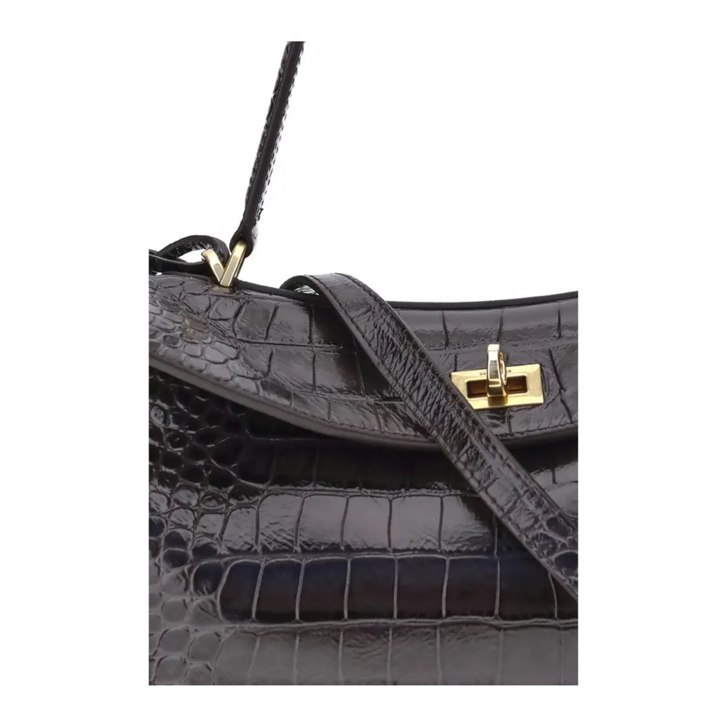 Balenciaga - Black Calf Leather Bos Taurus Shoulder Bag