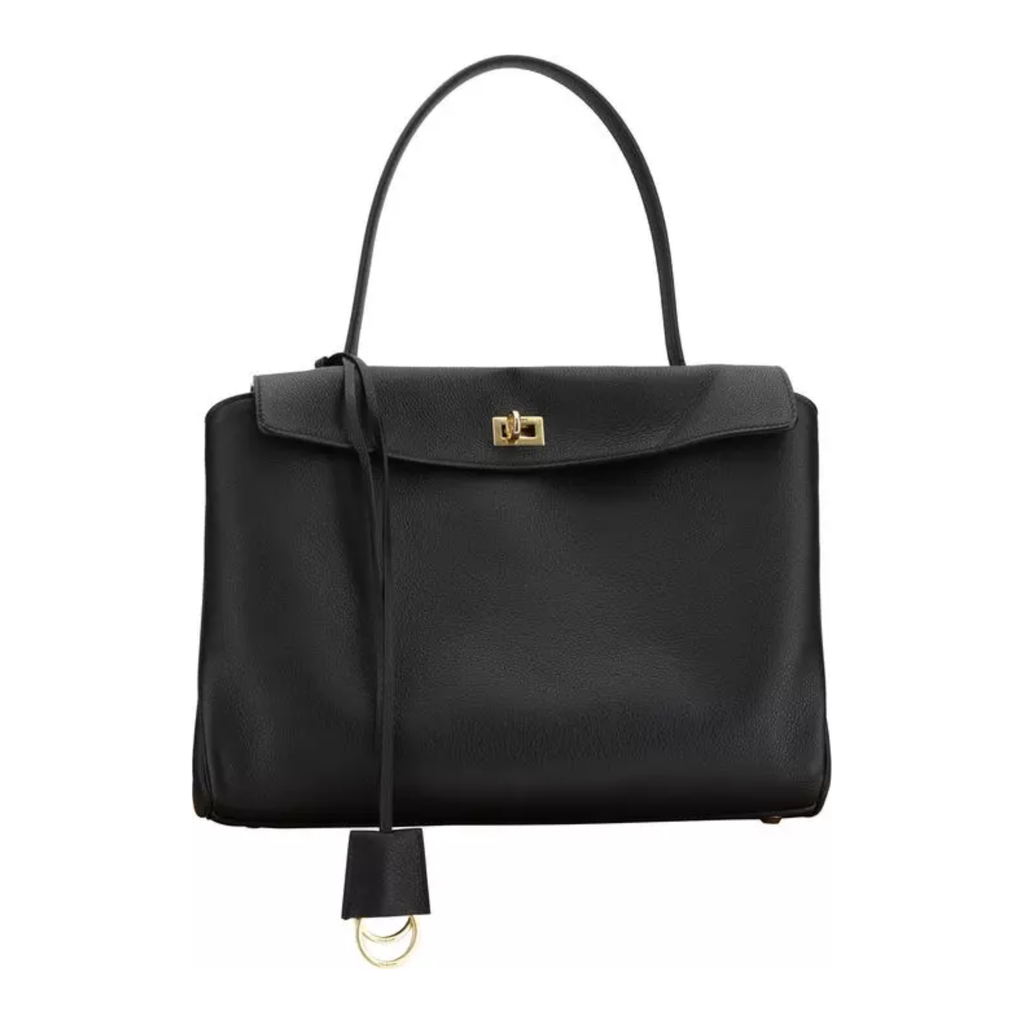 Balenciaga - Black Calf Leather Bos Taurus Shoulder Bag