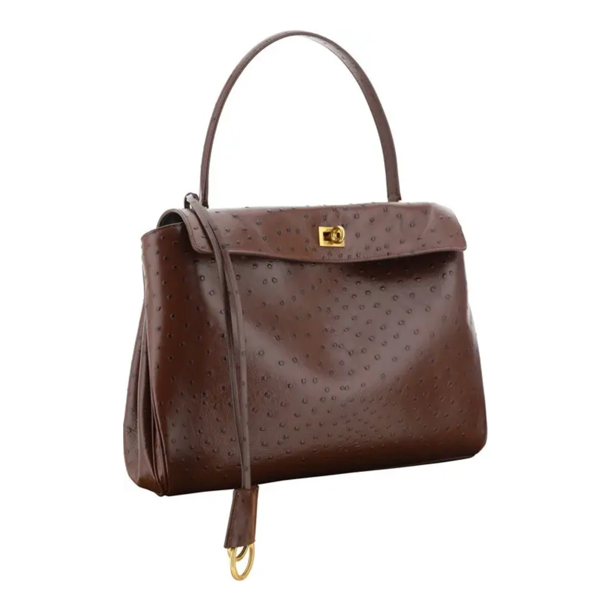 Balenciaga  Brown Calf Leather Bos Taurus Shoulder Bag