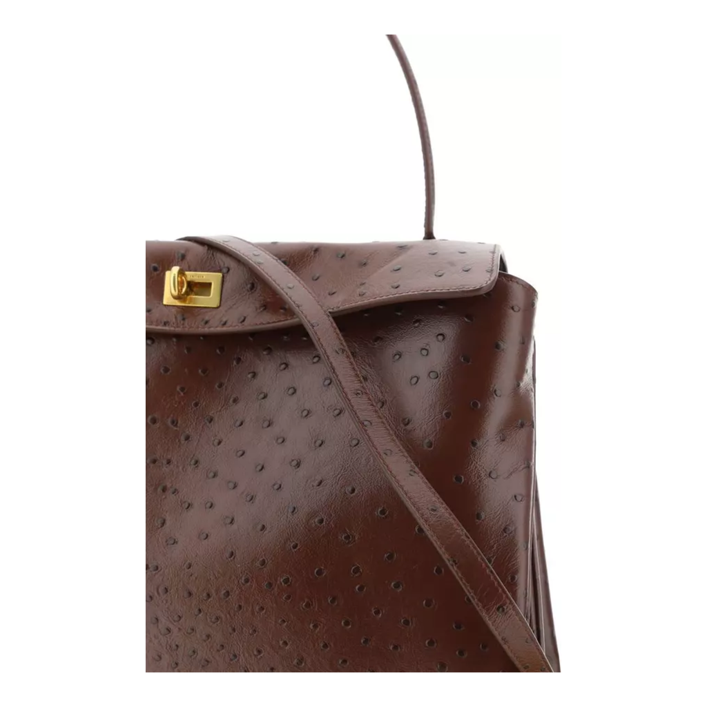 Balenciaga  Brown Calf Leather Bos Taurus Shoulder Bag