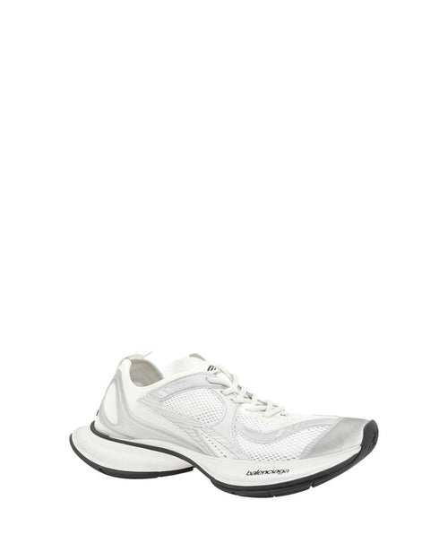 Balenciaga – Circuit Sneakers Bianco e Argento con Suola Platform – Collezione SS26