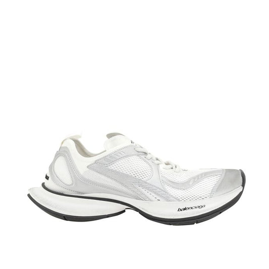 Balenciaga – Circuit Sneakers Bianco e Argento con Suola Platform – Collezione SS26