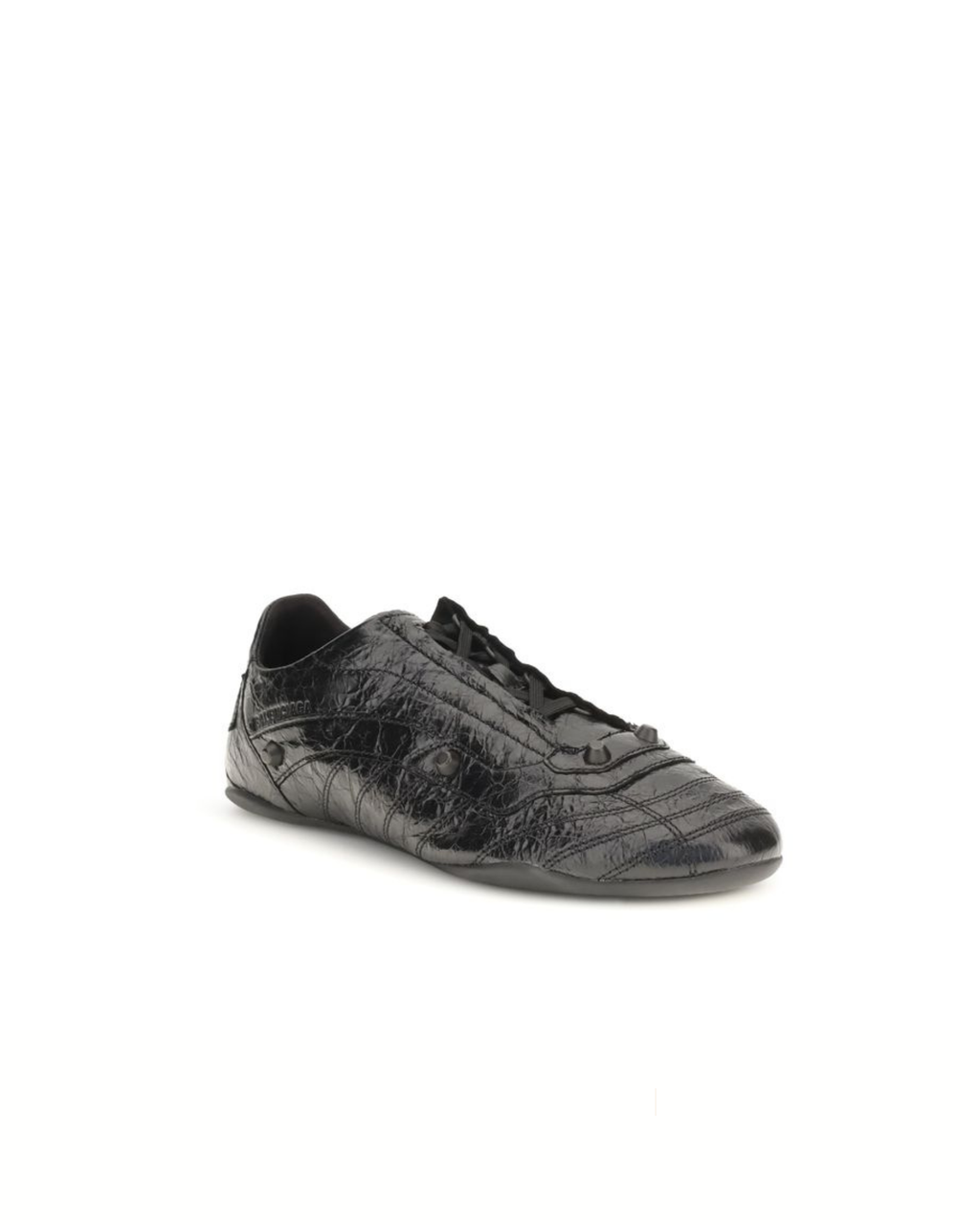 Balenciaga City Sneakers in Pelle Distressed Nera