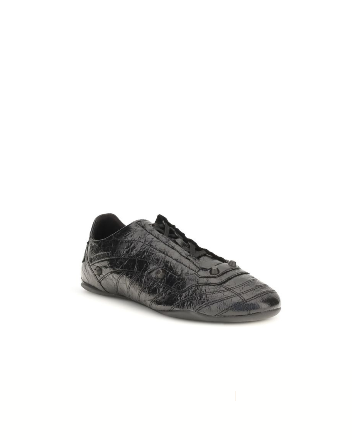 Balenciaga City Sneakers in Pelle Distressed Nera