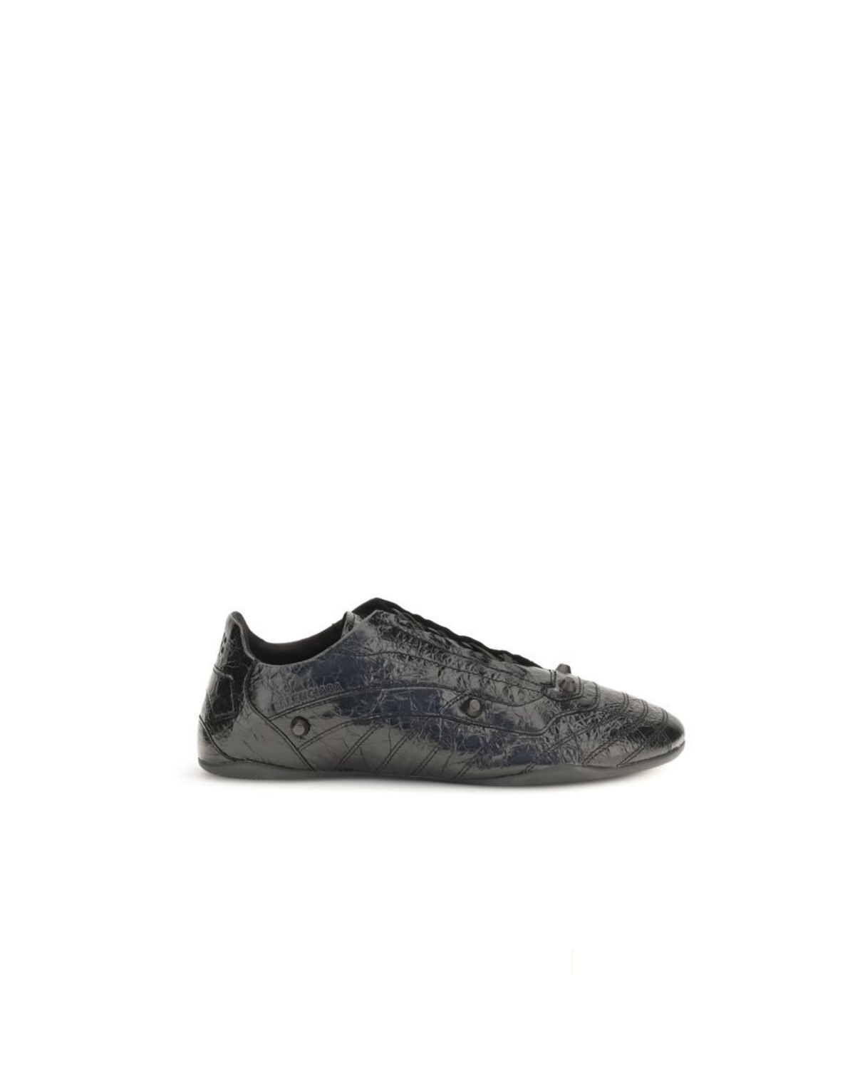 Balenciaga City Sneakers in Pelle Distressed Nera