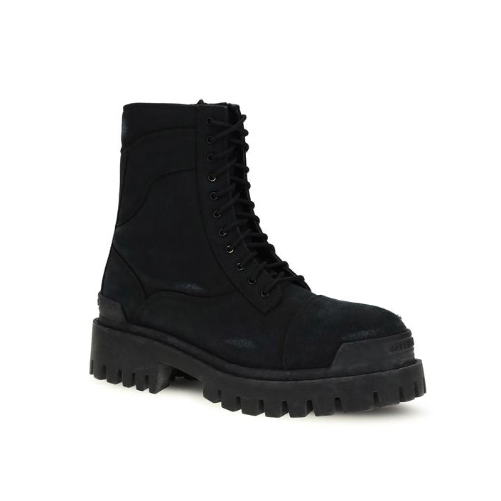 Balenciaga – Combat Strike Boots Black