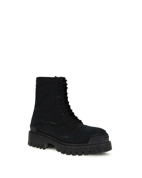 Balenciaga – Combat Strike Boots Black
