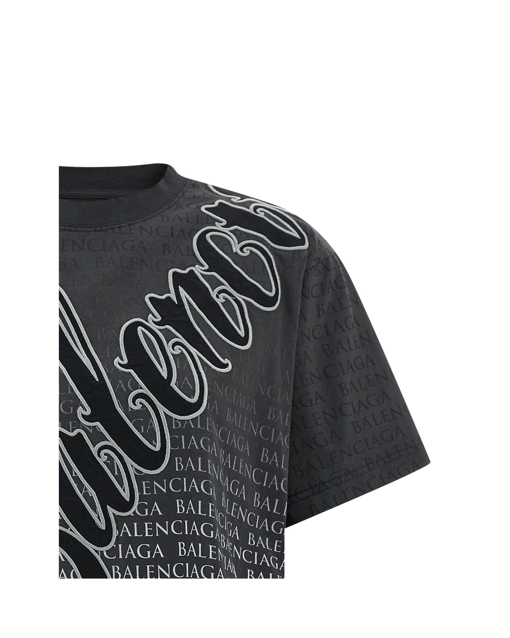 Balenciaga Cursive Logo Oversized T-Shirt