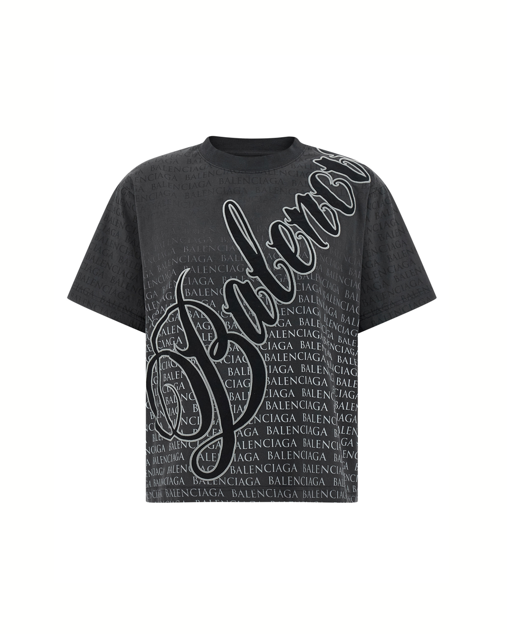 Balenciaga Cursive Logo Oversized T-Shirt