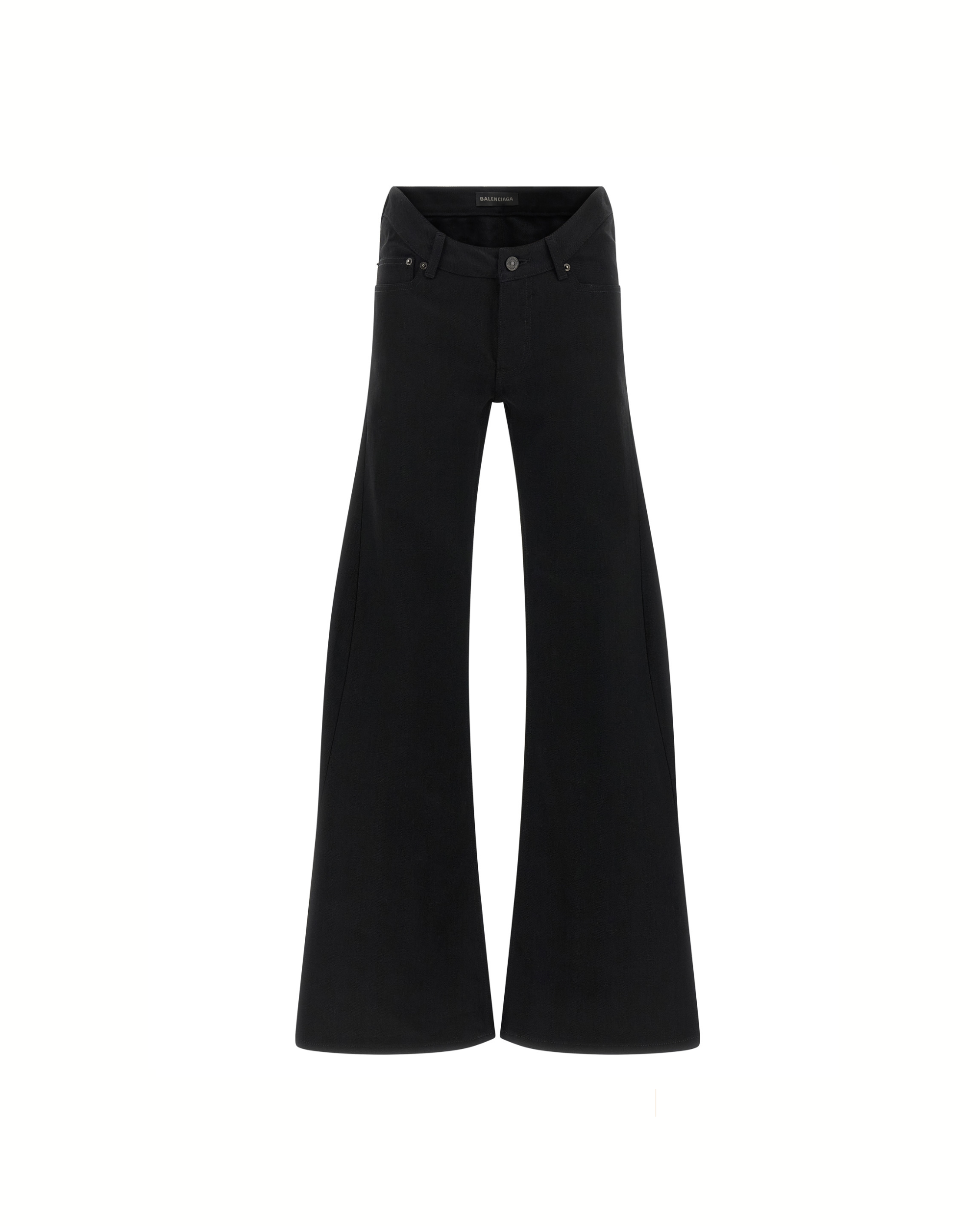 Balenciaga - Curved Mid Waist Flared Jeans