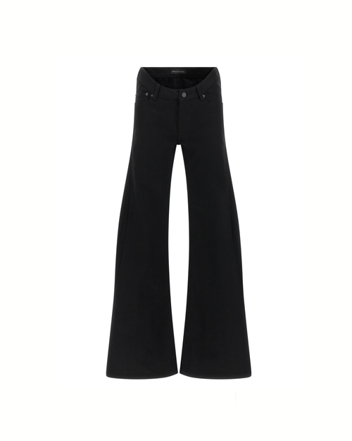 Balenciaga - Curved Mid Waist Flared Jeans