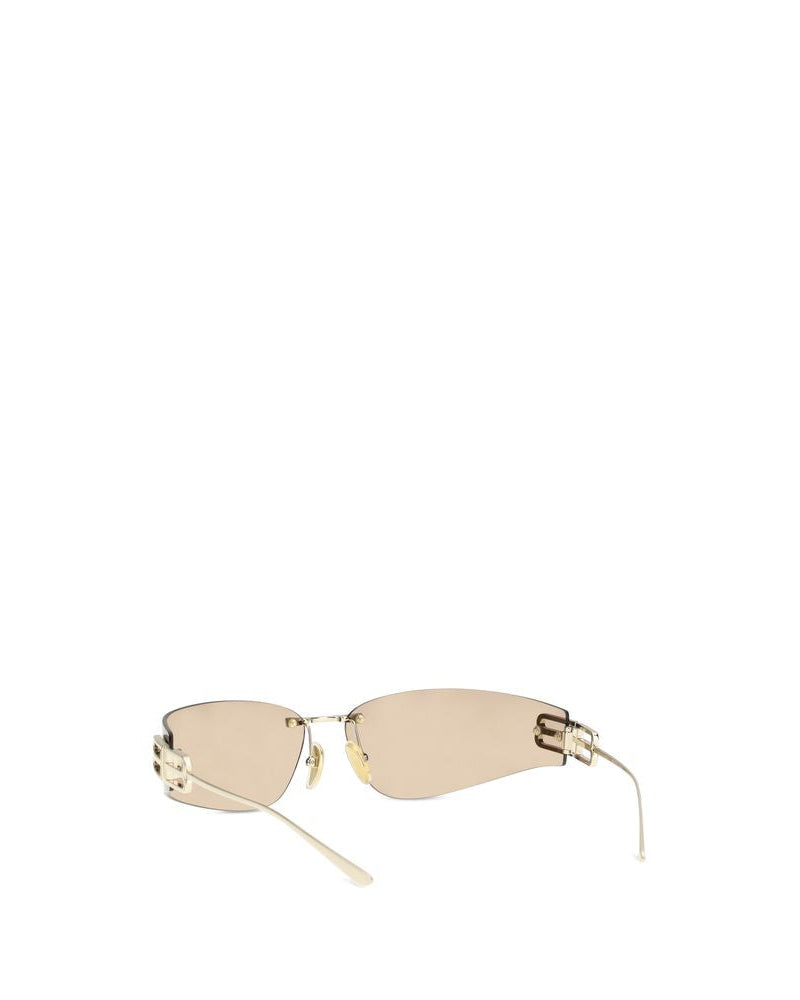Balenciaga – D-Frame Gossip Sunglasses Gold