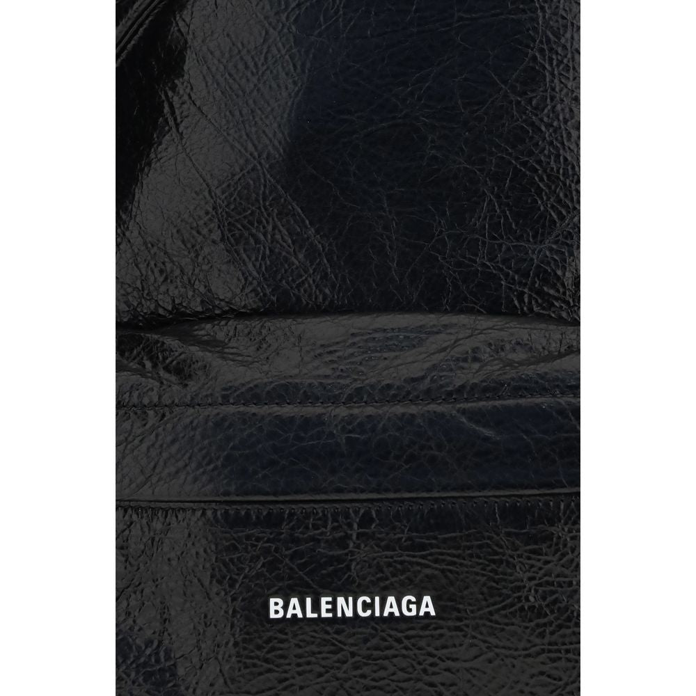 Balenciaga – Explorer Asymmetric Backpack Black